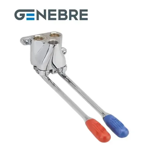 VÁLVULA DOBLE PEDAL VERTICAL PARA BOTADERO CLINICO, MOD: 1345 - Suministro e Ingeniería - SISSA PERÚ
