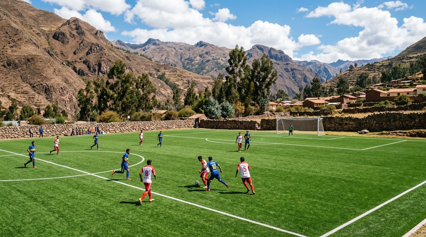 Complejo Deportivo Canchas Sinteticas instalado en Cusco Wanchaq por SISSA