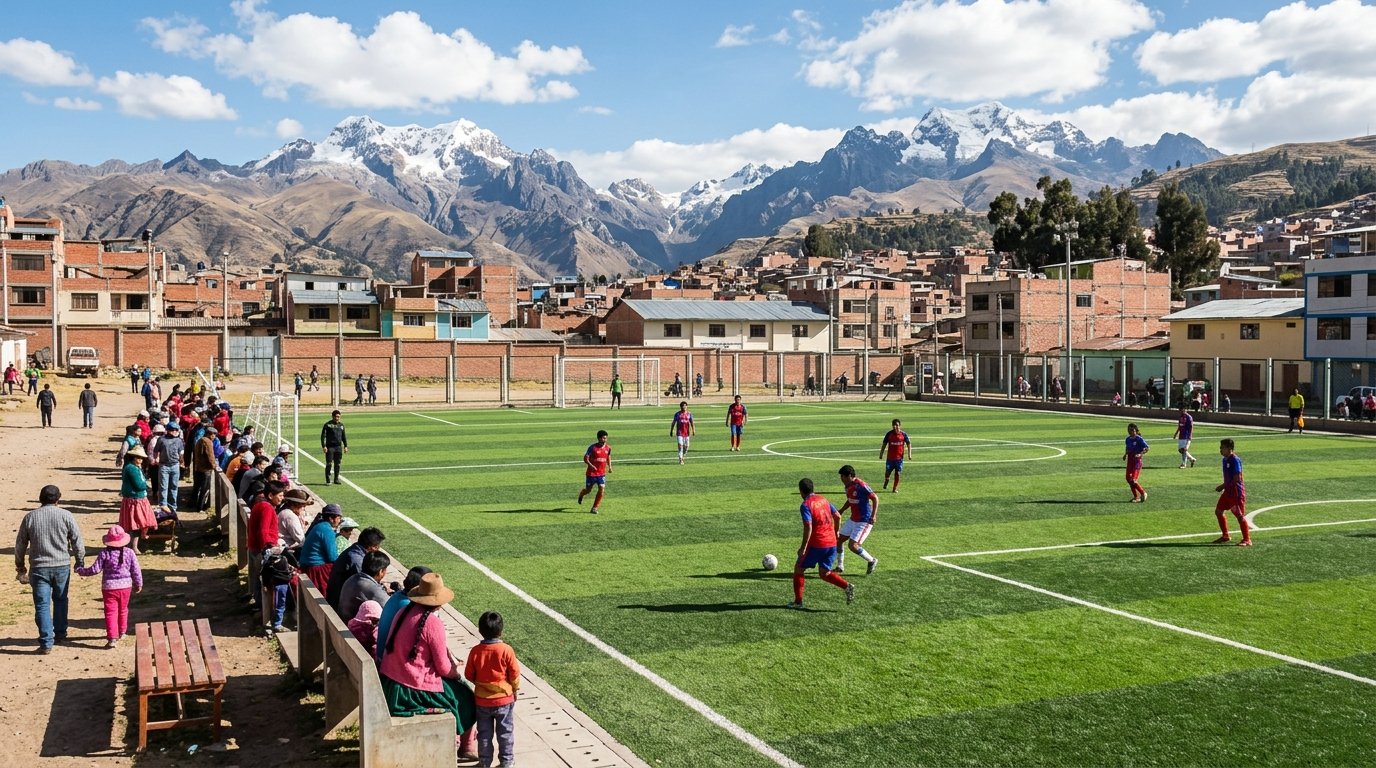 Canchas de Fútbol 8 instaladas en Huancayo El Tambo por SISSA