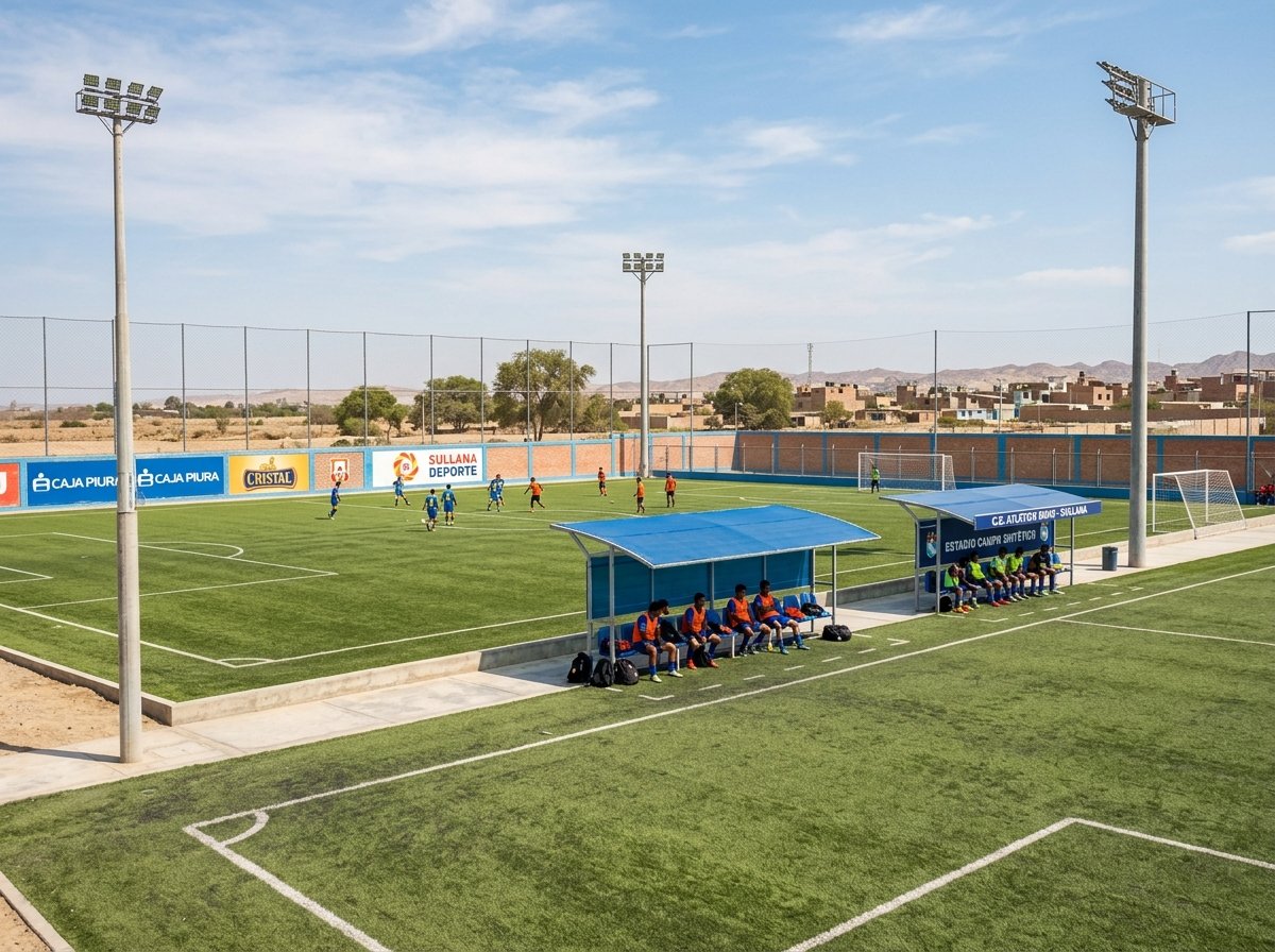 Estadio Deportivo Municipal instalado en Piura Sullana por SISSA