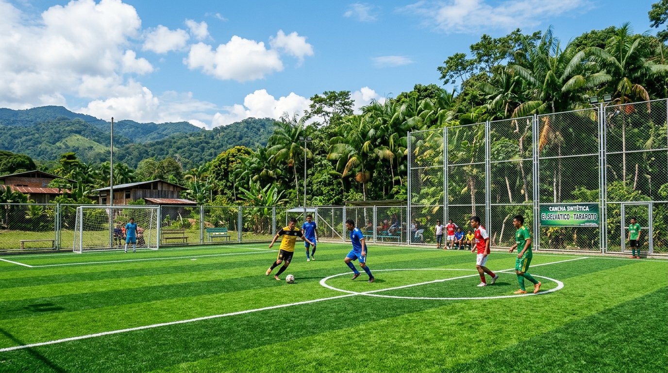 Campo Sintetico instalado en Tarapoto San Martin por SISSA