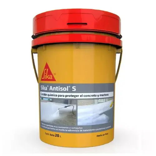 CURADOR PARA CONCRETO Y MORTERO ANTISOL X 20L