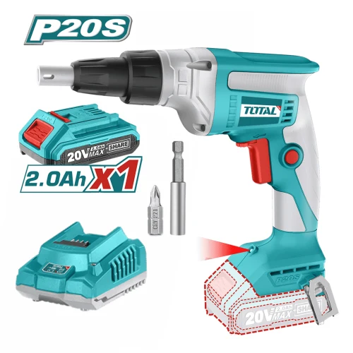 Atornillador de Drywall 20V + Bateria 2AH y Cargador