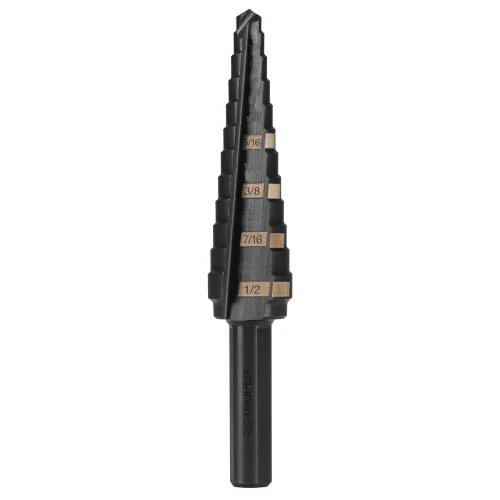 Broca Escalonada Óxido Negro 13 Escalones 1/8" a 1