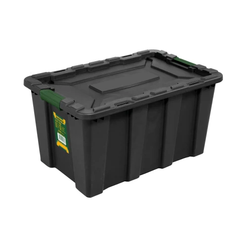 Caja de Almacenamiento Negro 27.5" 80 Litros