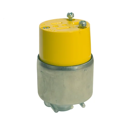 Conector Aéreo Blindado 15A 125V con Línea a Tierra Leviton 515CA