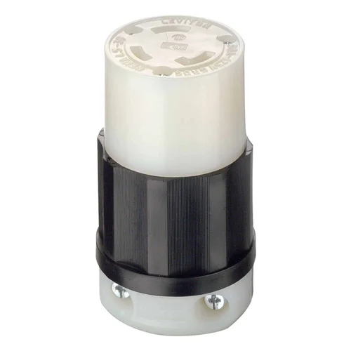 Conector Aéreo Industrial Leviton 30A 125V NEMA L5-30R con Seguro