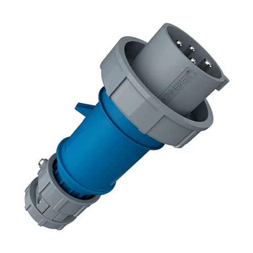 Enchufe Industrial Mennekes PowerTop Plus 32A 3P+T 230V IP67 Azul