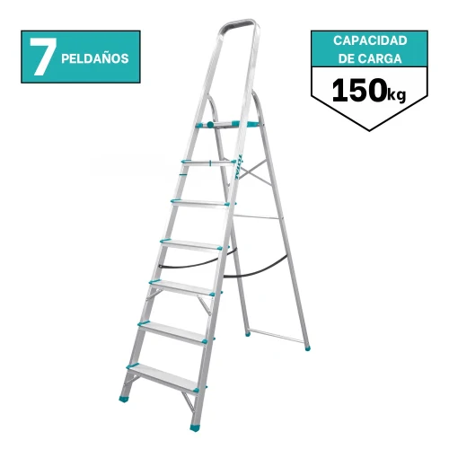 Escalera Tubular 7 Peldaños Soporta 150KG