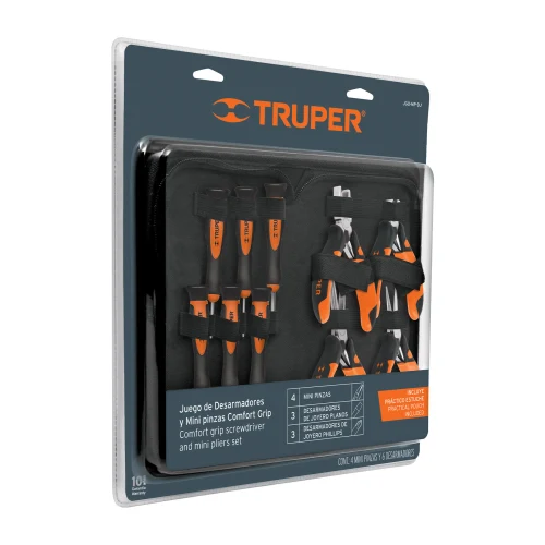 Juego 6 Desarmadores de Joyero y 4 Mini Alicates Comfort Grip