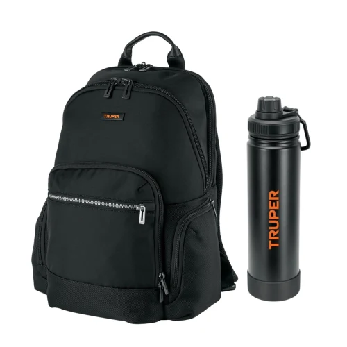 Kit Mochila Porta Laptop y Termo Acero Inoxidable
