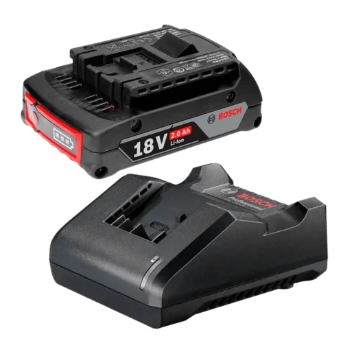 Set de Batería Ion de Litio 2.0 AH Gba 18V con Cargador Gal 18V-20 BOSCH0615.V00.06C