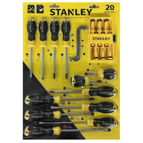 Set de Destornilladores Cushion Grip Jgo. 20 Pzas Plano Phillips