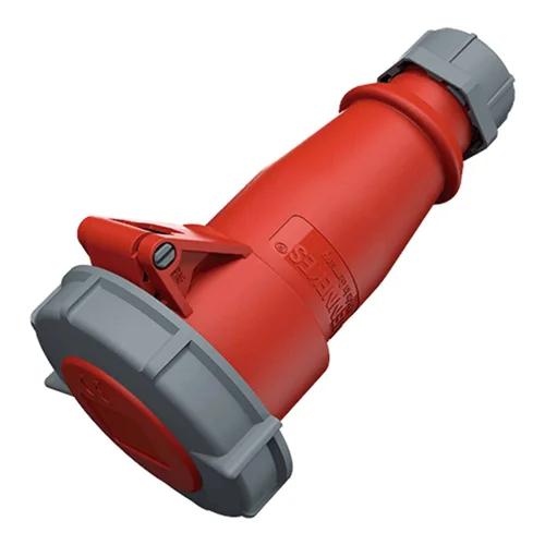 Tomacorriente Aéreo Industrial Mennekes 16A 3P+N+T 415V IP67 Rojo