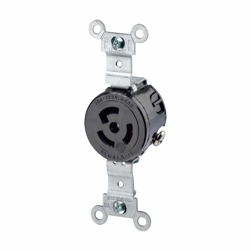 Tomacorriente de Empotrar Leviton NEMA L5-15R 15A 125V con Seguro