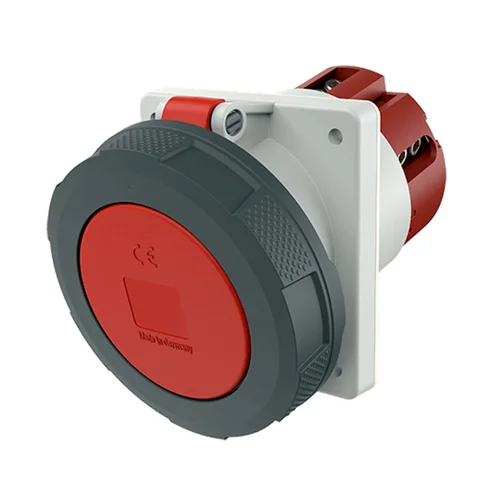 Tomacorriente Empotrable Industrial Mennekes 125A 3P+N+T 415V IP67 Recto