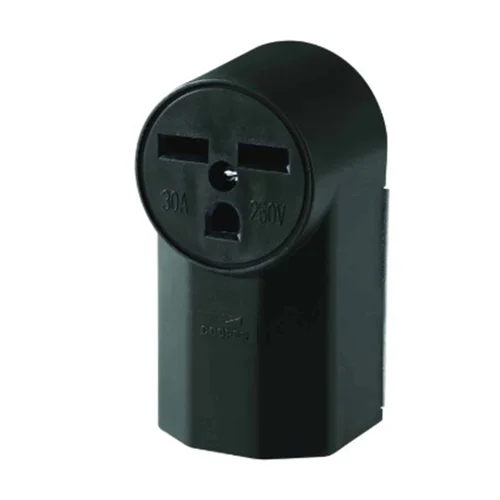 Tomacorriente Simple Visible Tipo Chino 2x30A con Línea a Tierra 250V SISSA